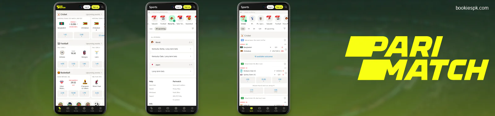 Parimatch Pakistan App Review on Bookiespk