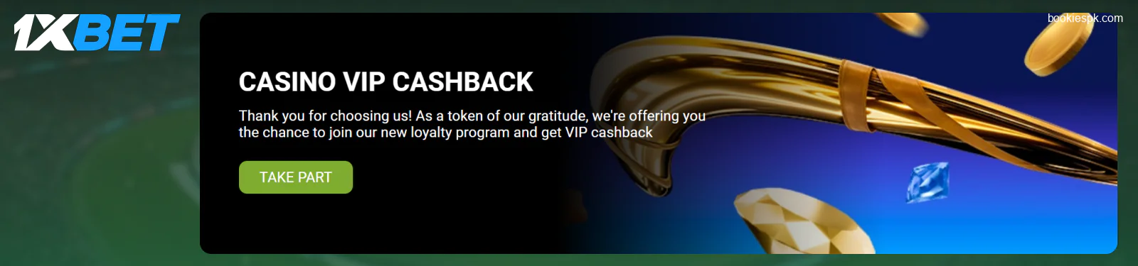 VIP program for Pakistani players 1xBet