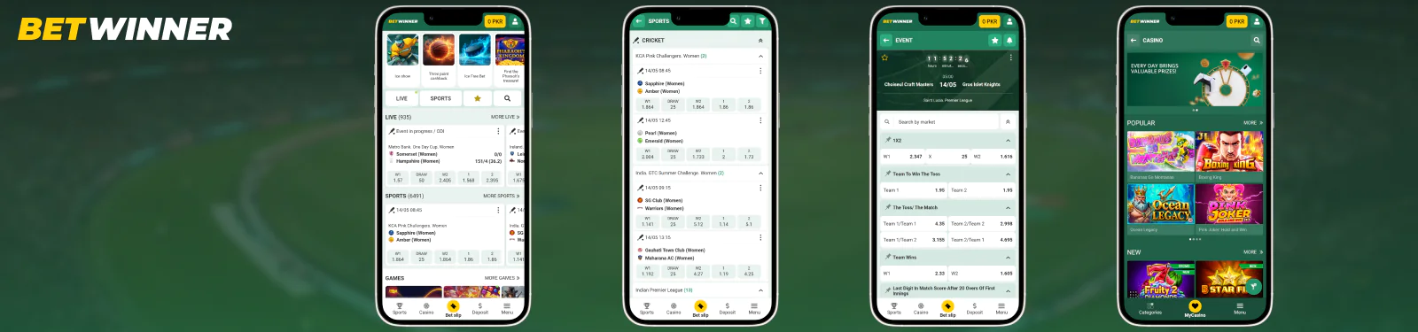Download BetWinner PK App