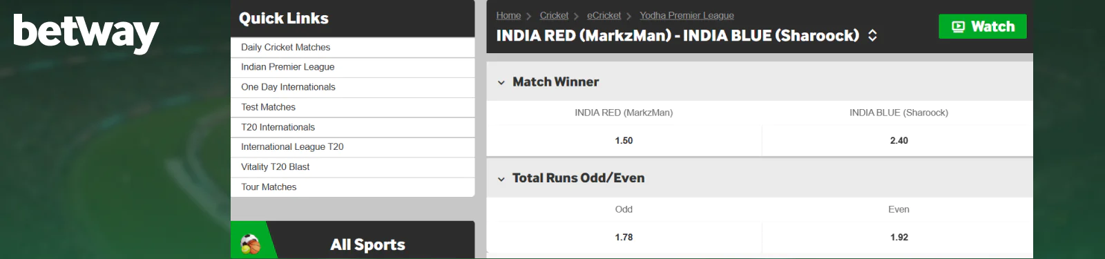 Sports Betting Guide for Pakistani Bettors Betway