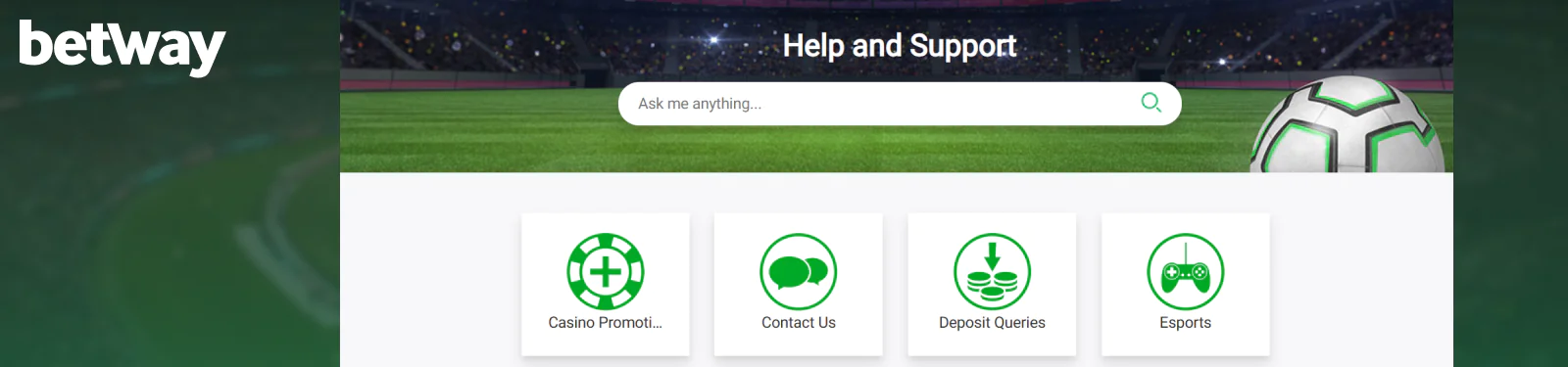 Contact Betway PK Support