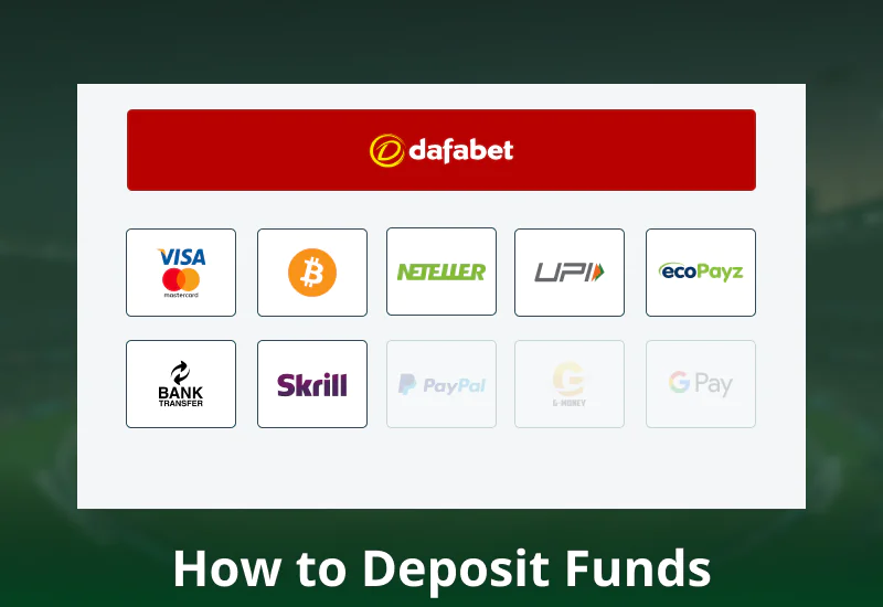 Recharge method on Dafabet Pakistan