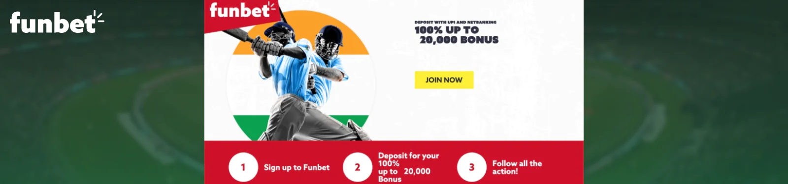 FunBet PK Registration Bonus