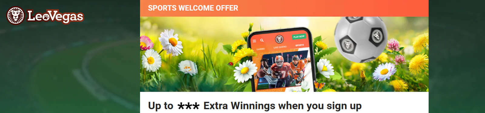 LeoVegas PK Registration Bonus
