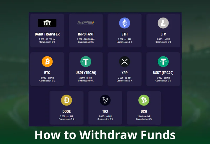 Withdrawal method on Lope.Bet Pakistan