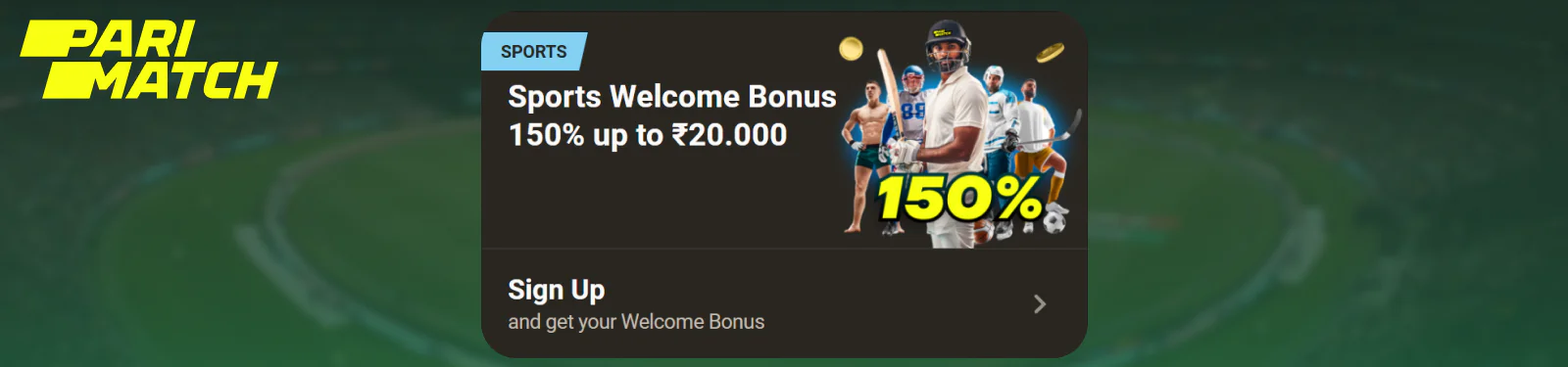 Parimatch PK Registration Bonus