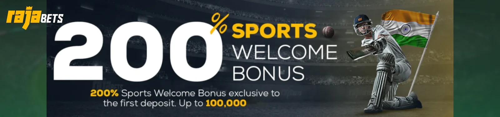 Rajabets PK Registration Bonus